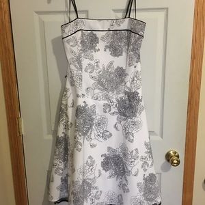 Women’s Dressbarn dress black and white size 12